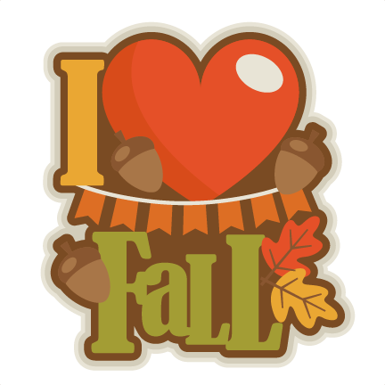 I Love Fall Svg Scrapbook Title Svg Cutting Files For - Scrapbooking (432x432)