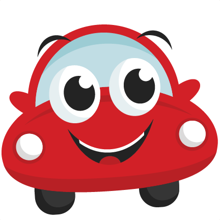 Happy Car Svg Scrapbook Cut File Cute Clipart Files - Cute Car Cartoon Png (432x432)