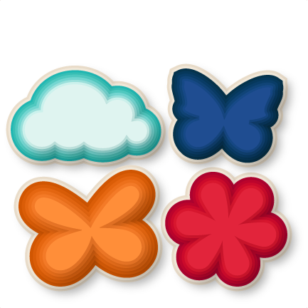 Cute - Different Shapes Of Scrapbook (433x432)