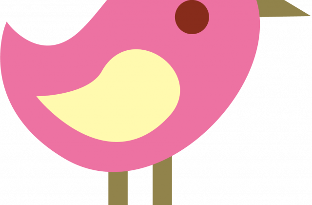 Cute Love Birds Clipart - Clip Art (640x420)