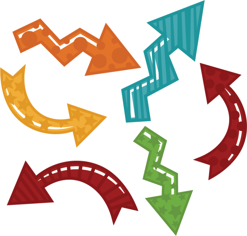 Free Svg - Scrapbook Transparent Arrows (800x763)