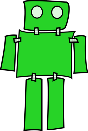 Robot Cartoon Vector Clip Art 7duoyb Clipart - Robot Clipart (300x448)
