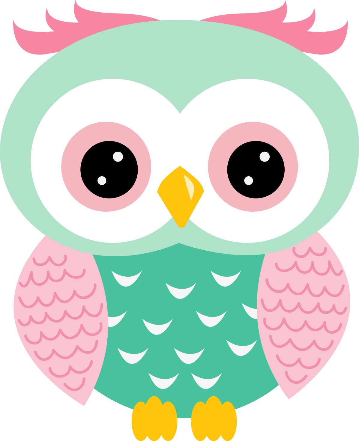 Owls ‿✿⁀°••○ Mais - Buhos Animados Png (1197x1471)