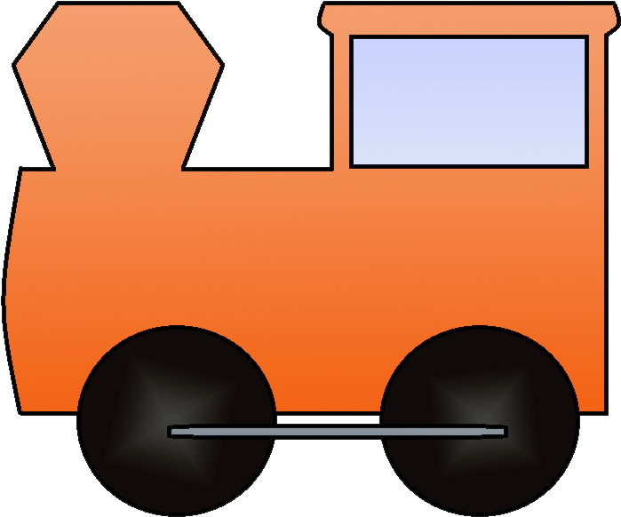 28 Collection Of Orange Train Clipart - Orange Train Engine Clipart (763x625)
