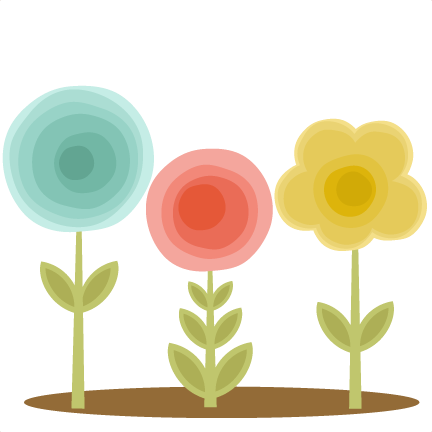 Flowers Group Svg Cutting Files Doodle Cut Files For - Scalable Vector Graphics (432x432)