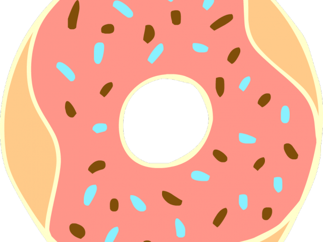 Cute Donut Cliparts - Transparent Background Donut Clipart (640x480)