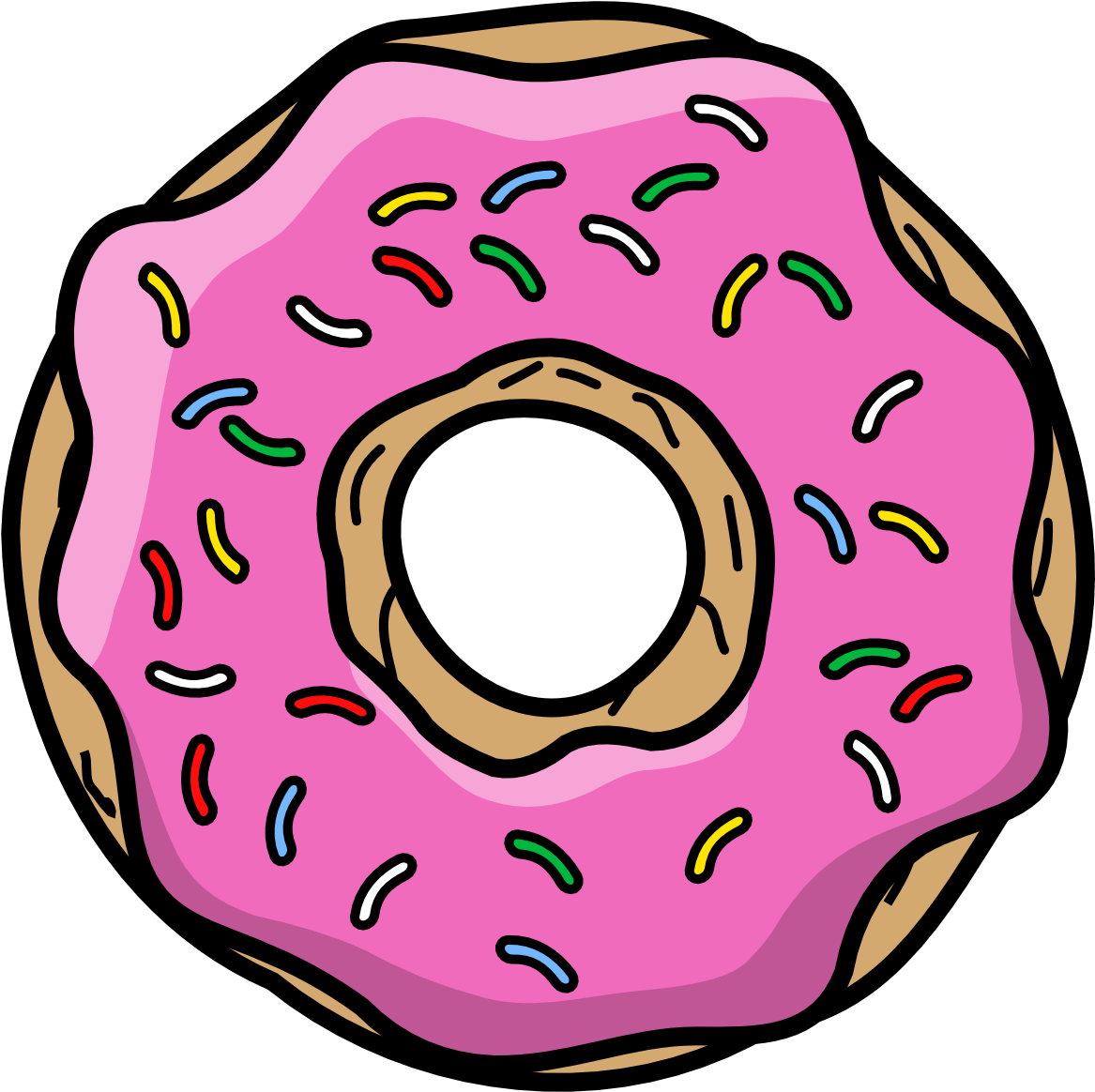 Donut Cartoon By Thegoldenbox Donut Cartoon By Thegoldenbox - Donut Cartoon (1280x1280)