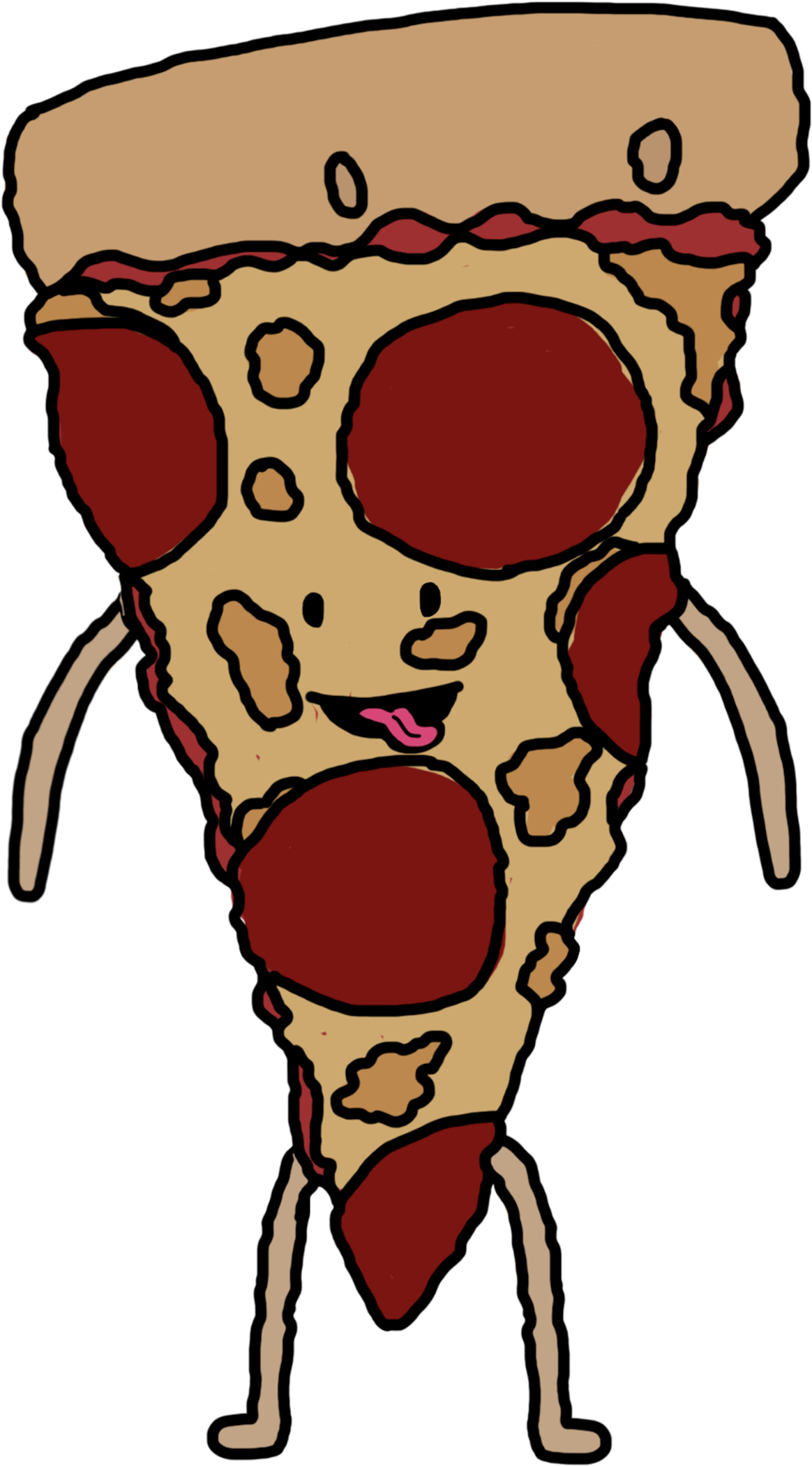 After I Brought The Designs Into Illustrator I Used - Pizza (1400x2141)