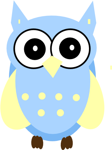 Owl Clip Art At Clker - Baby Owl Clip Art (600x481)