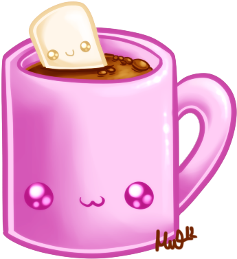 Cute Hot Chocolate By Metterschlingel - Cartoon Cute Hot Chocolate (401x408)