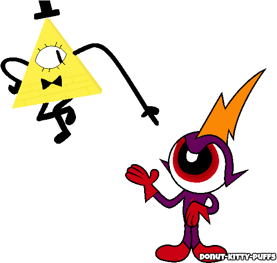 The One Eye Club By Donut Kitty Puffs - Doughnut (588x540)