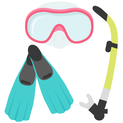 Snorkel Gear Clip Art - Snorkel Clipart (432x432)