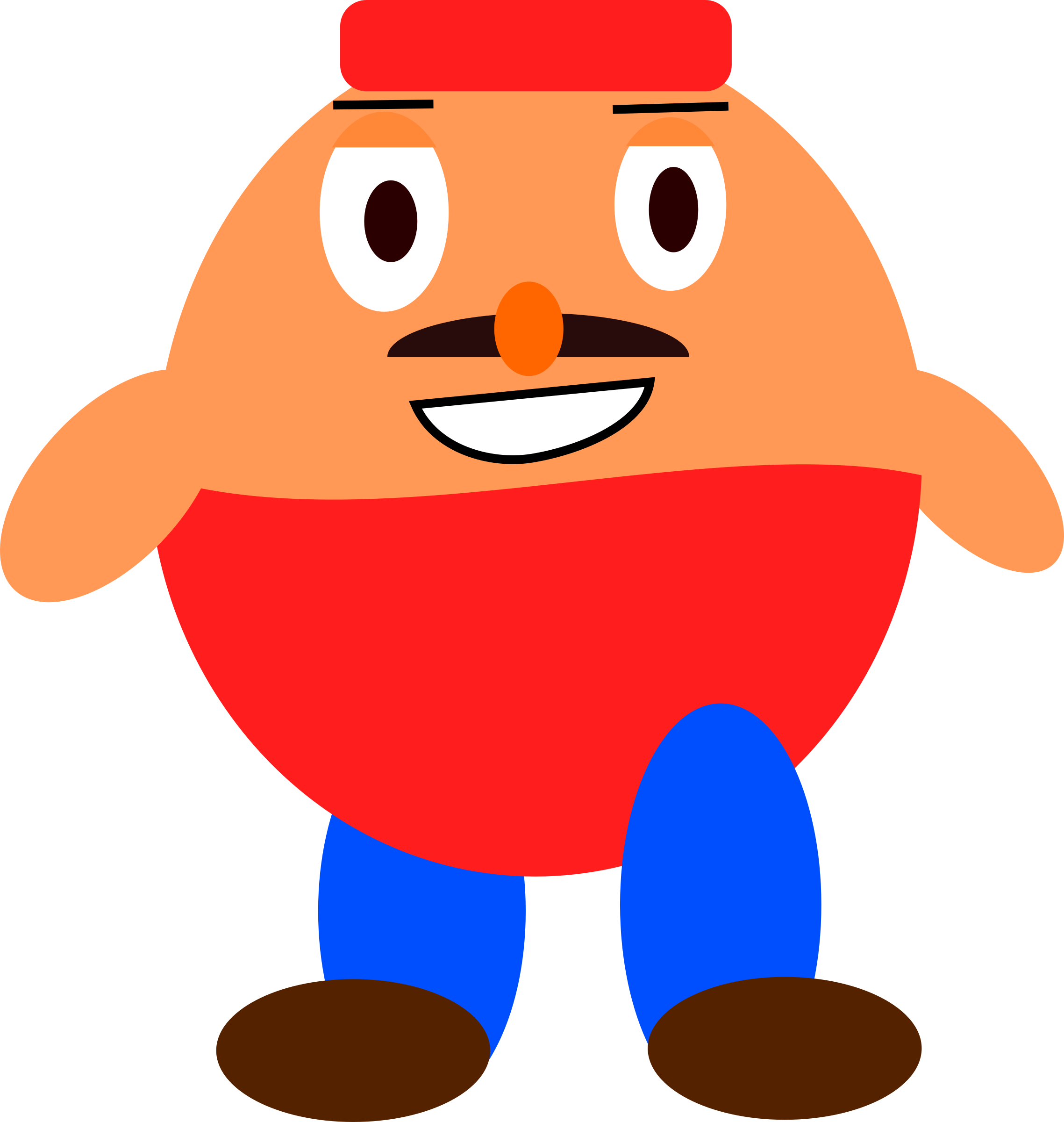 Cute Platformer Game Character - Cute Platformer Game Character (2277x2400)