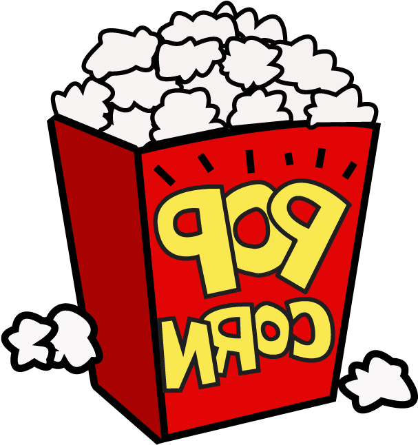 Movie Night Popcorn Clipart Free Clipart Images - Popcorn Clip Art Png (696x741)