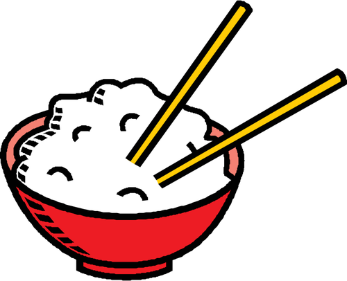 Popcorn Bowl Clipart - Cartoon Bowl Of Rice (630x510)