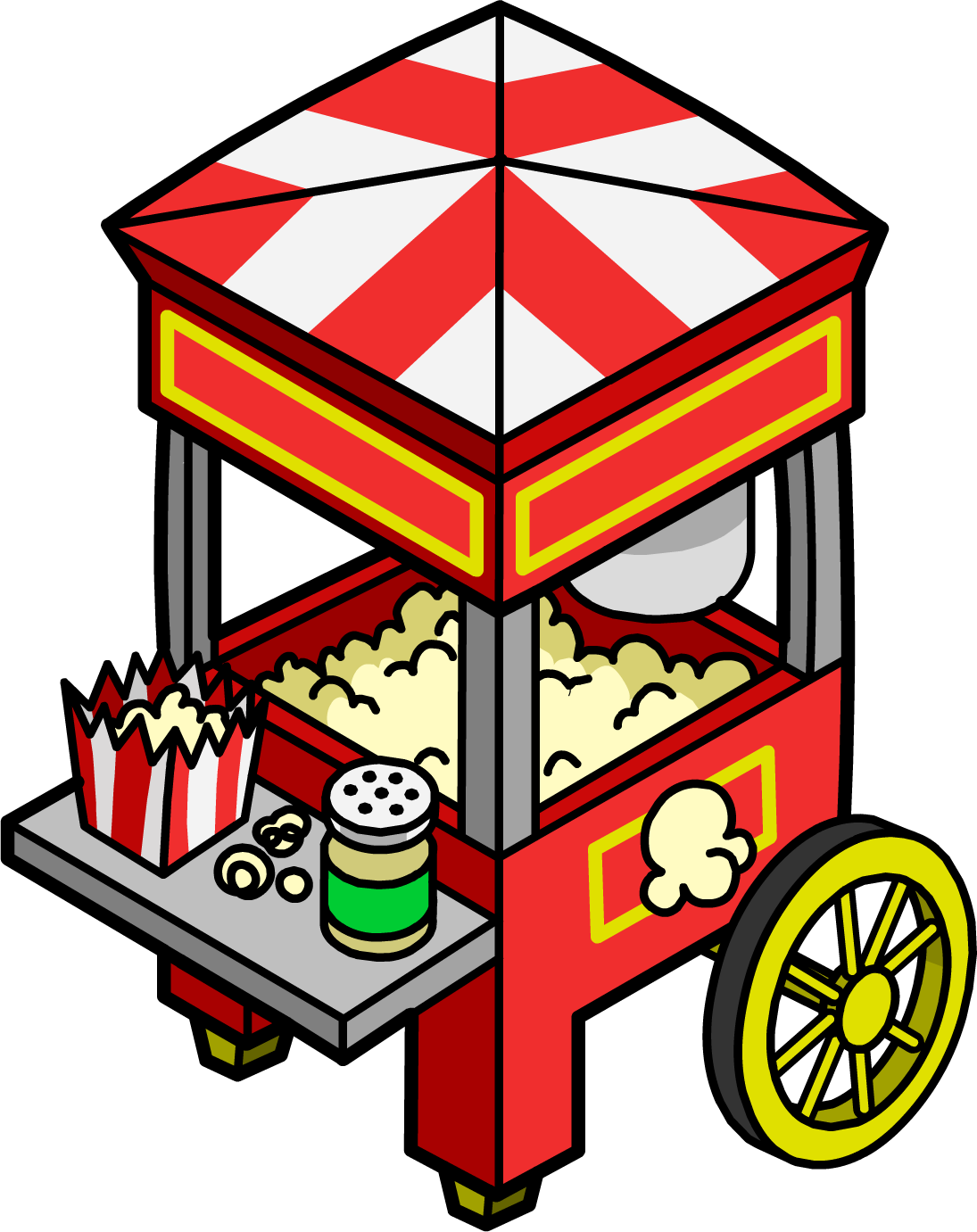 Popcorn Cart - Popcorn (1095x1381)