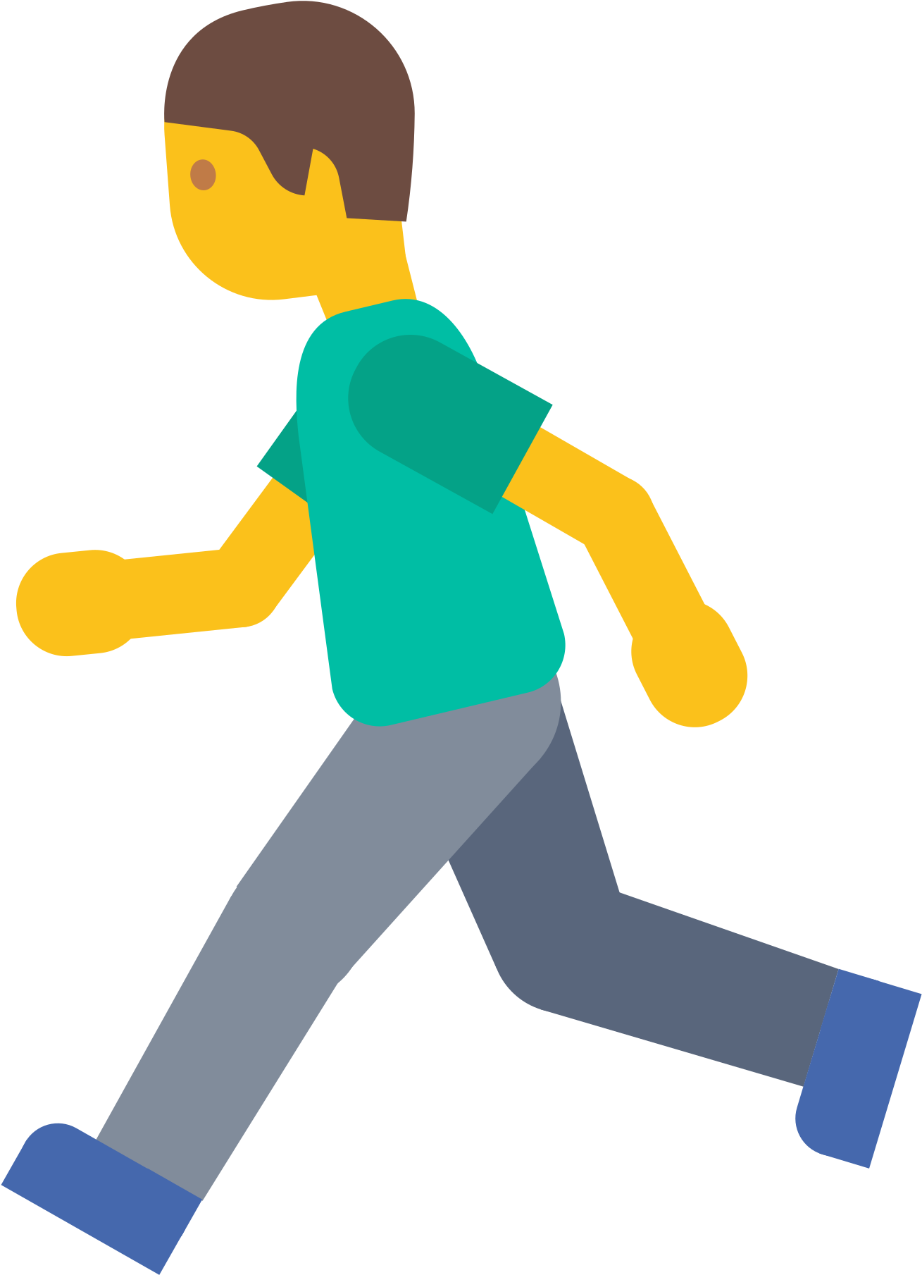 Walking Emoji Png (2000x2000)