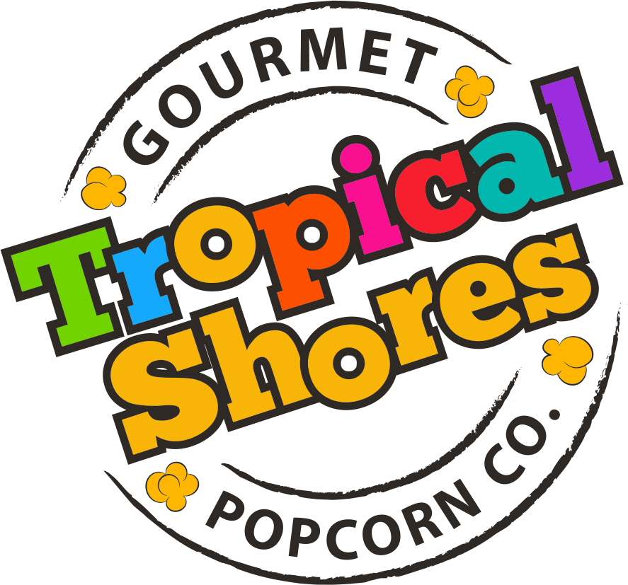 Tropical Shores Popcorn - Tropical Shores Gourmet Popcorn Co. (887x827)