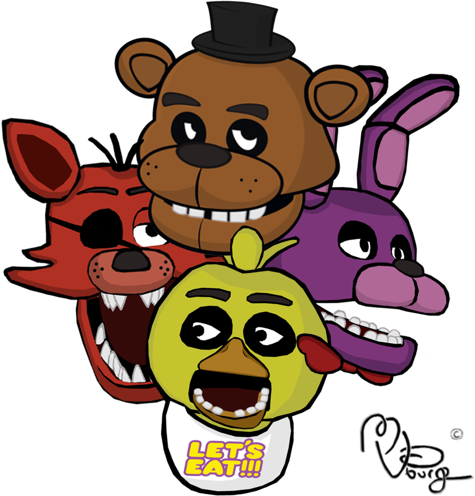 Clipart Fnaf - Unofficial Freddy Drawing Guide How To Draw Your Favorite (1024x1024)