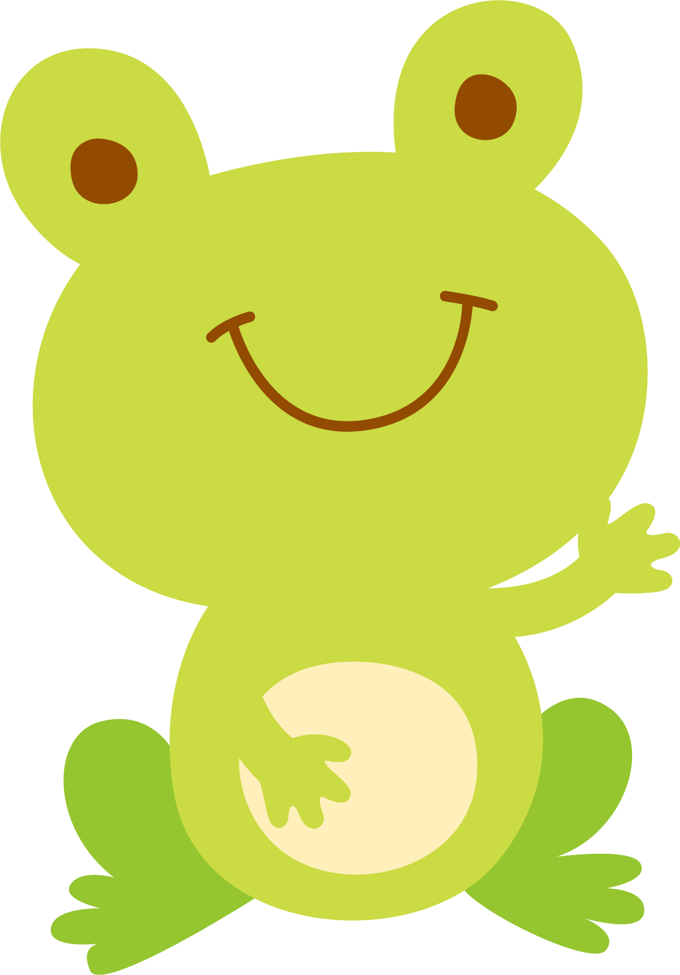 Snow Frog Cliparts - Minus Animals (1378x1974)