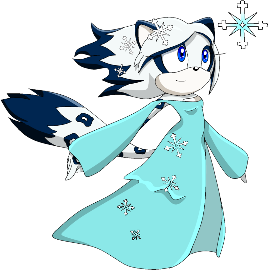 Ice The Snow Leopard - Cartoon (884x904)