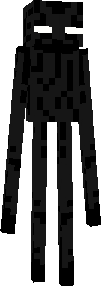 Clip Arts Related To - Minecraft Enderman Clipart (334x946)