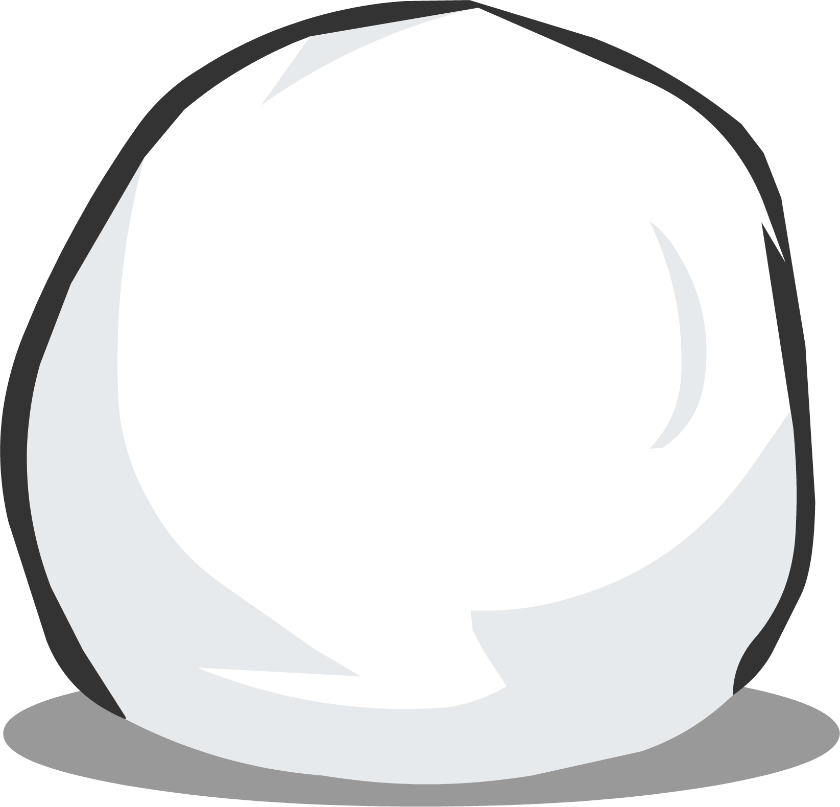 Snow Clump Sprite 003 - Snow Clump Png (1645x1580)