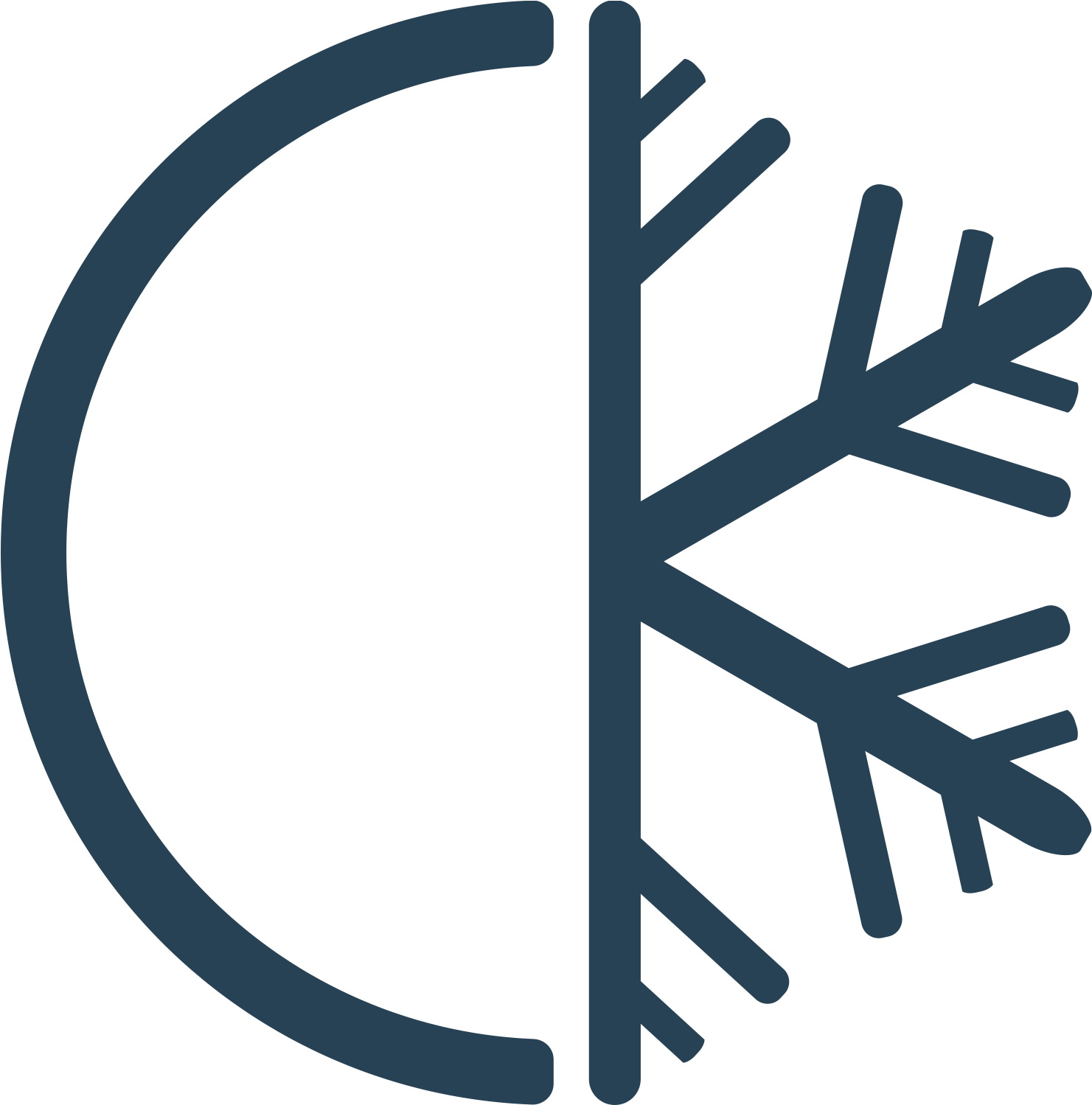 Cleanr Snow Winnipeg Snow Removal - Snowflake (1500x1500)