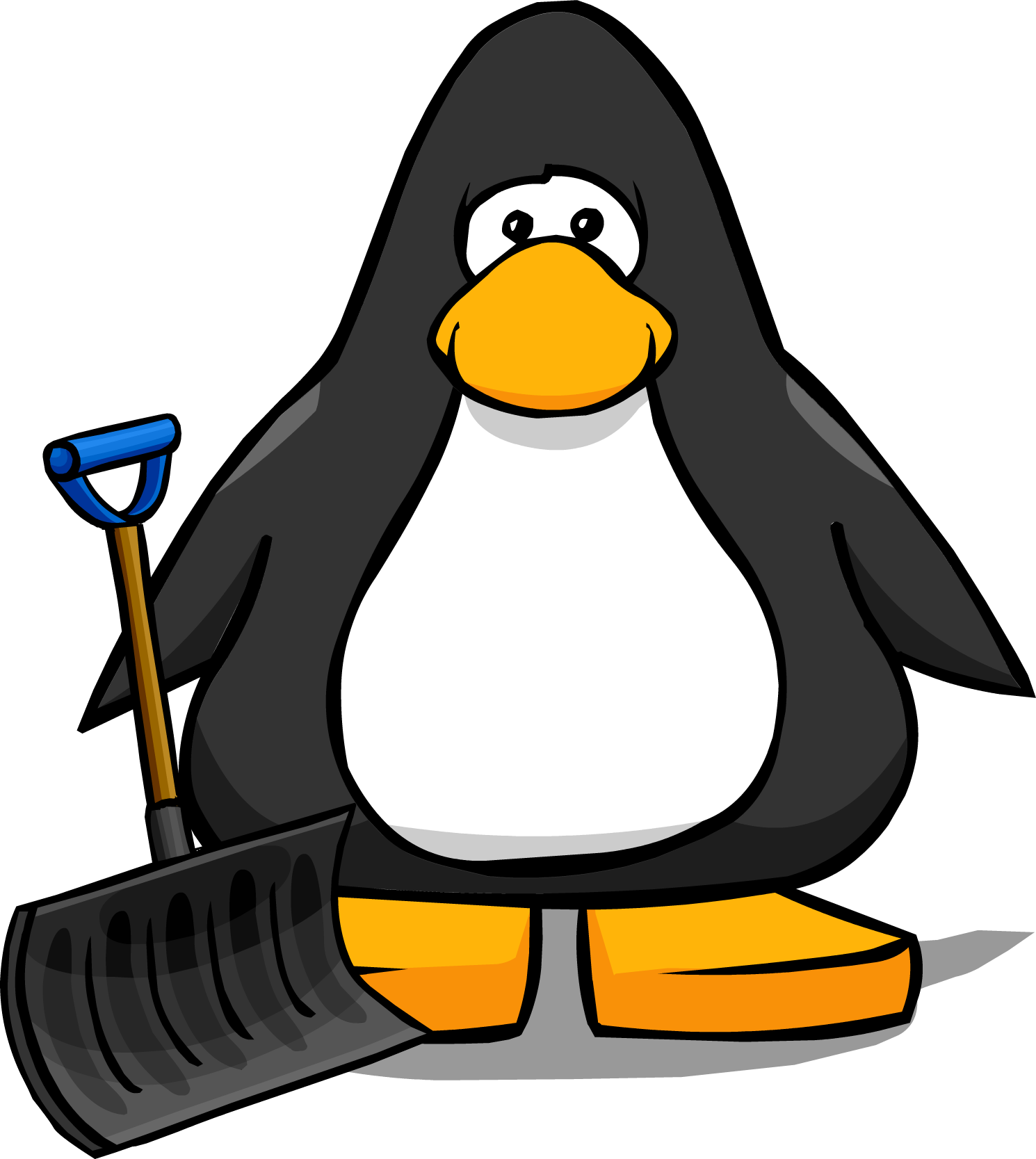 Snow Shovel From A Player Card - Club Penguin Vuvuzela (1490x1667)