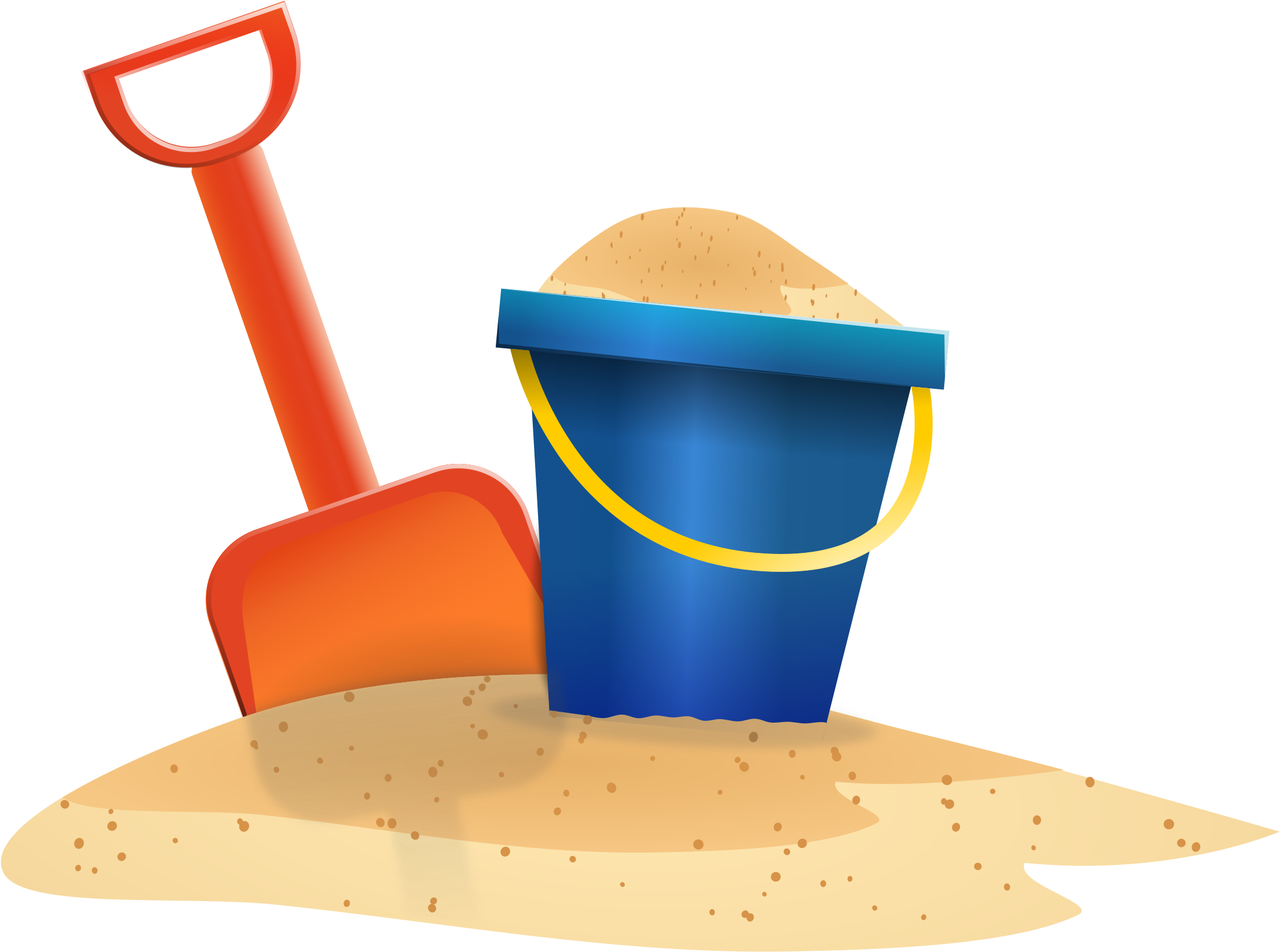 Clipart Play On The Beach - Sandbox Svg (2400x1833)