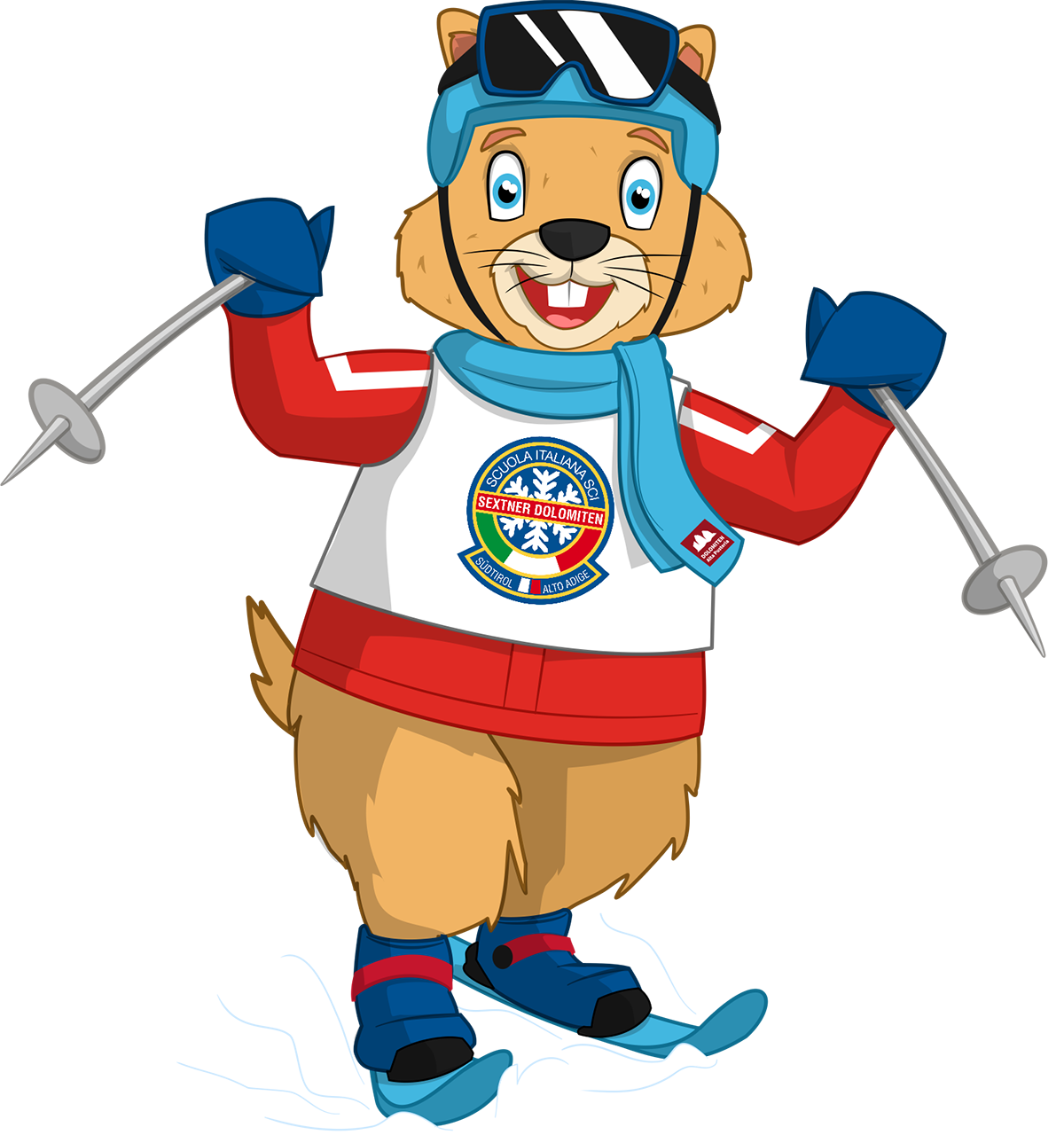 Acc15943 Toni Pose Skiing Color Group Course Baby - Skiing (1200x1280)