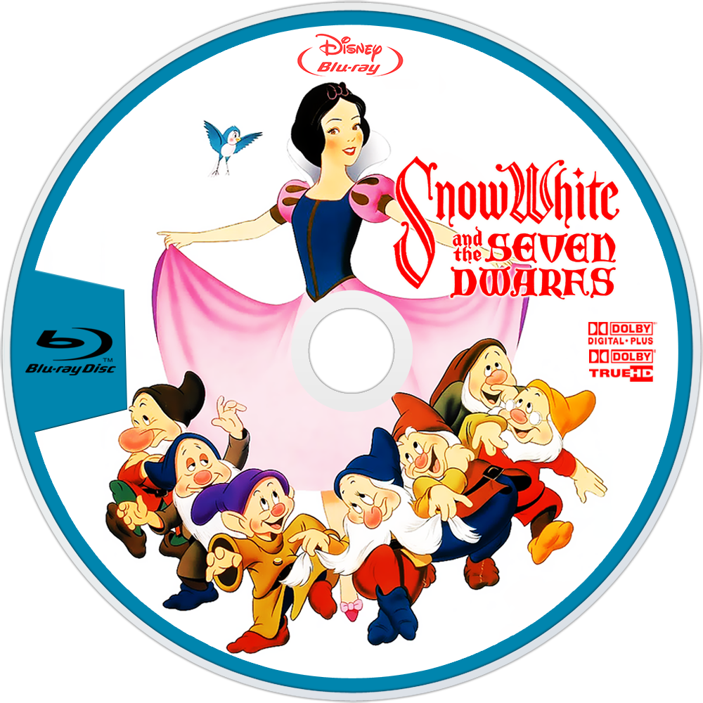 Snow White And The Seven Dwarfs Bluray Disc Image - Snow White And The Seven Dwarfs (1000x1000)