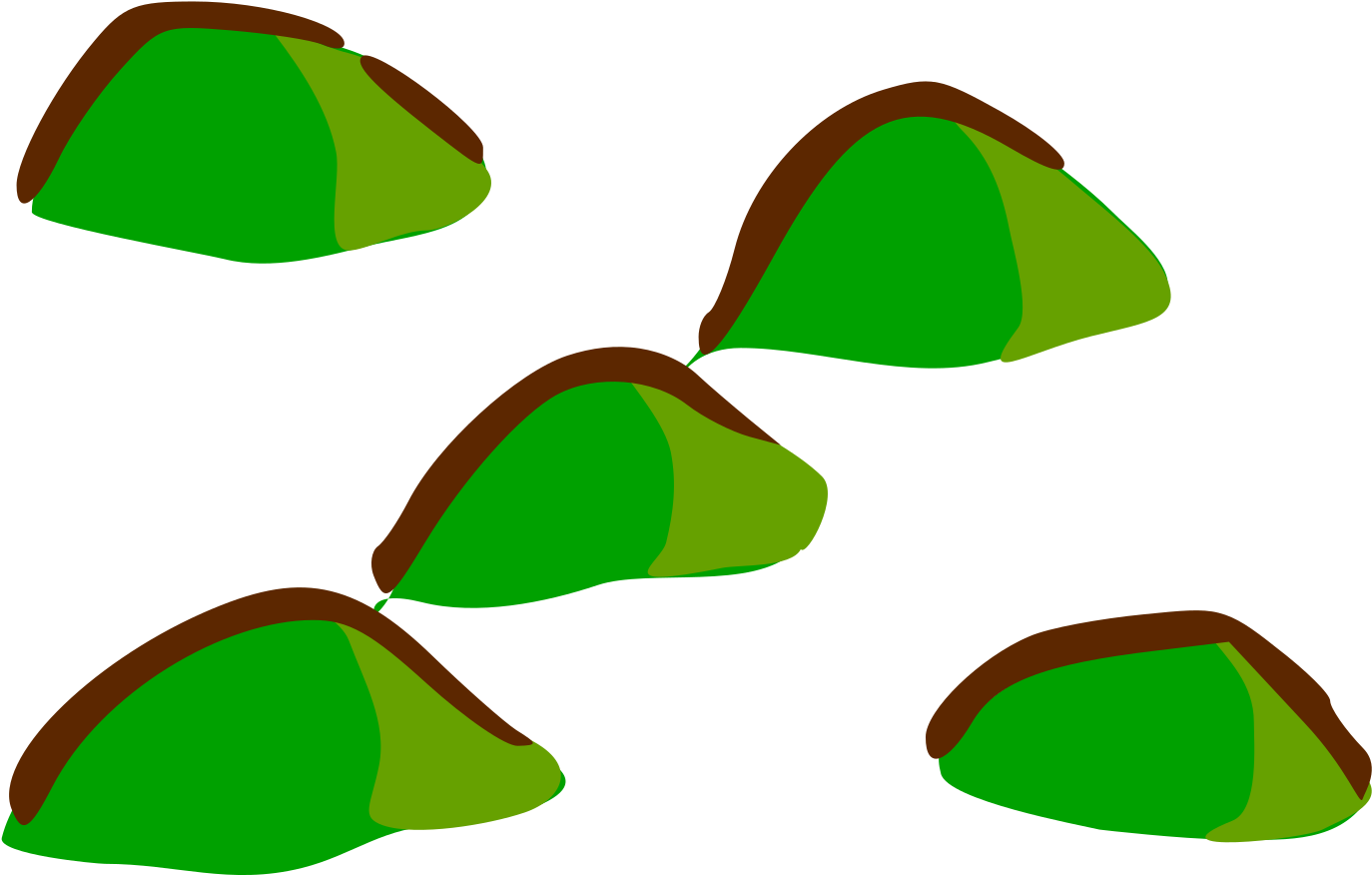 Hill Clipart Map Symbol - Hills Clipart (2400x2400)