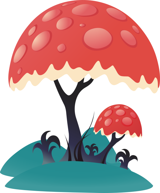 Glitch Clipart Nature - Arbre Couleur Stylisé 4 Saisons Png (661x800)