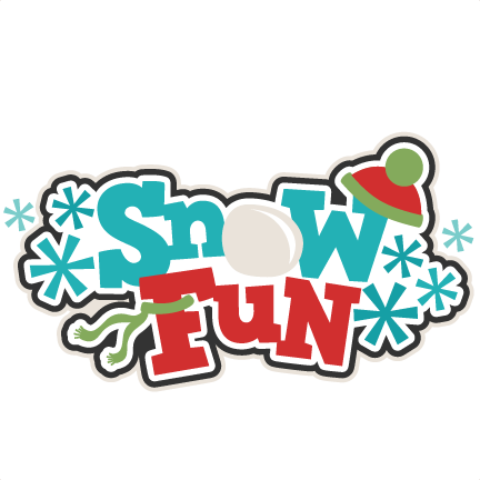 Snow Fun Title Svg Scrapbook Cut File Cute Clipart - Snow Fun Clipart (432x432)