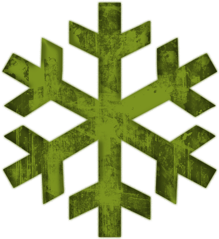 Green Snowflakes Clipart - Freezer Snowflake Symbol Mean (512x512)