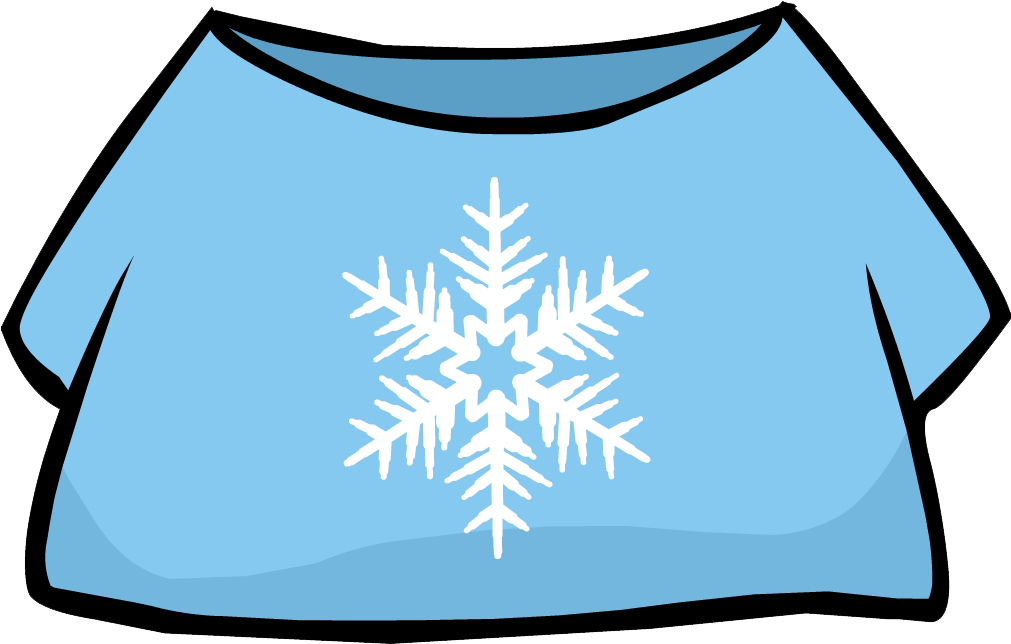 Snowflake Transparent - Club Penguin Camisas (1010x736)