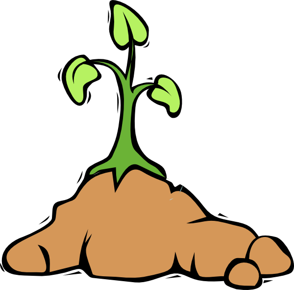 Dirt - Garden Tools Clip Art (600x591)