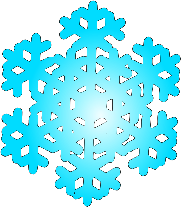 Snow Flake - Cross (958x1083)
