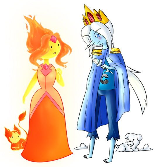 Photo - Ice King Flame Princess (530x570)