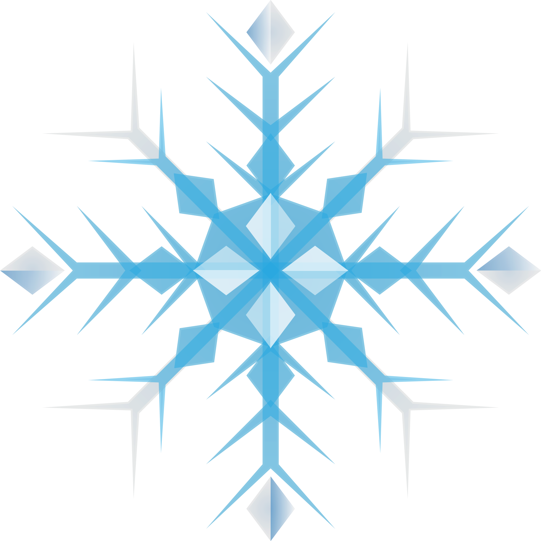 Clipart - Snowflake Free Clip Art (1827x1827)