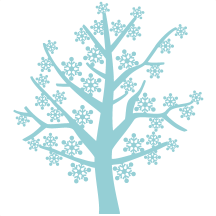 Snowflake Tree Free Svg Scrapbook Cut File Cute Clipart - Free Cut File Tree Svg (432x432)