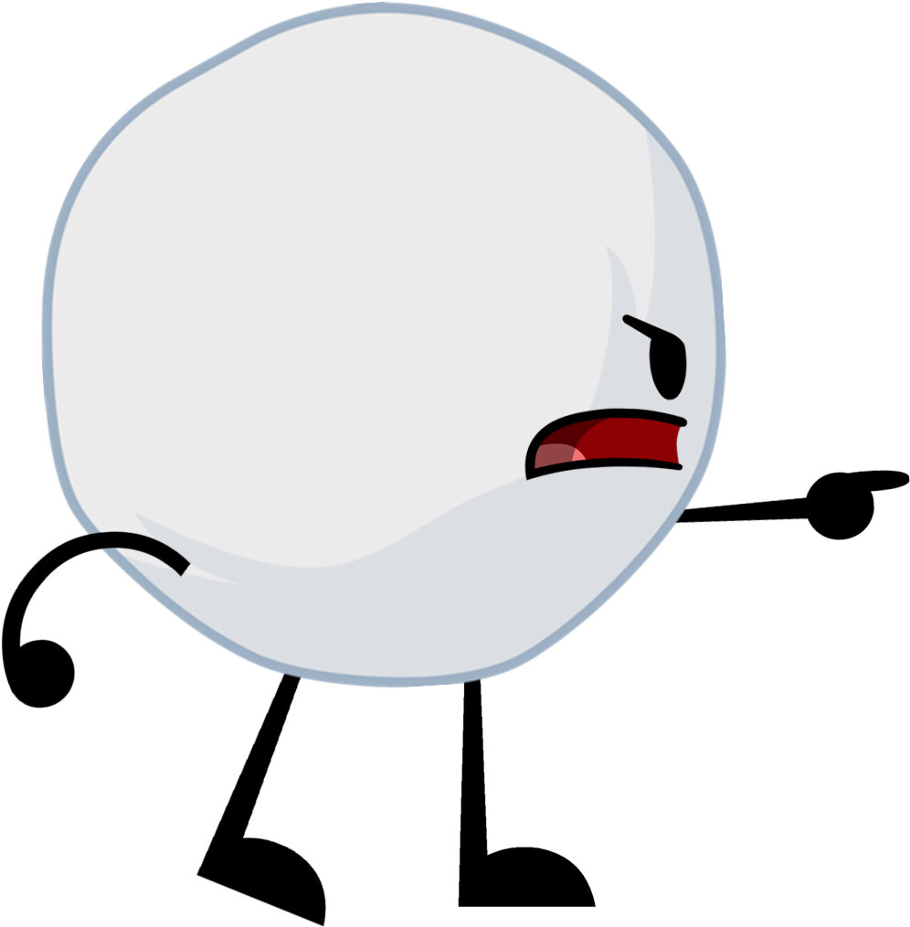 Snowball - Battle For Dream Island Snowball (1047x1041)