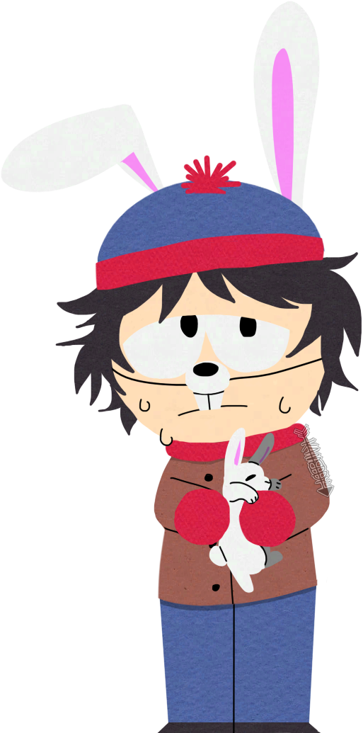 Stan And Snowball By K4m3ddy - South Park (513x1035)