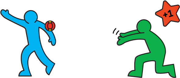 Belle And Beast's Snowball Fight - Belle And Beast's Snowball Fight (880x600)