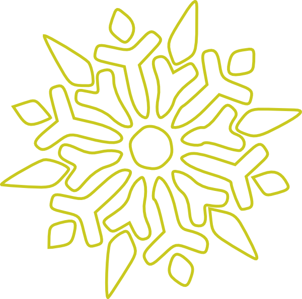Snowflake Clipart (600x595)