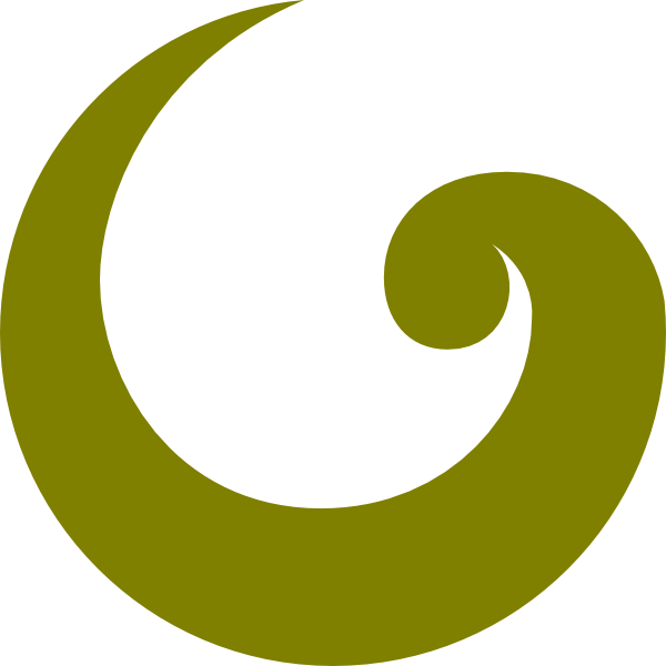 Simple Swirl Olive Clip Art - Clip Art (600x600)