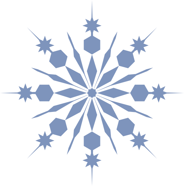 Snow Flakes .png .png (594x600)