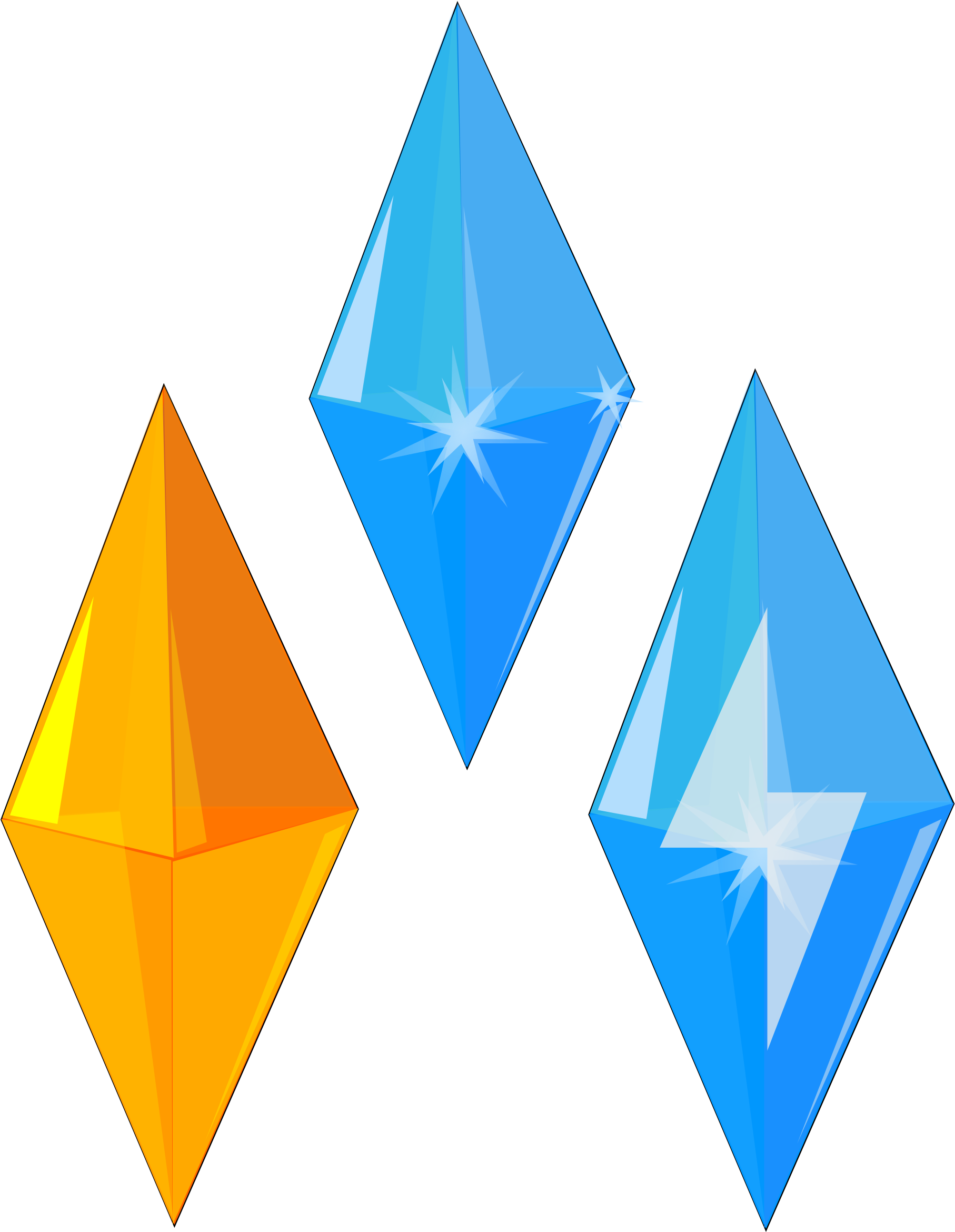 Crystals Clipart Transparent - Crystal Clipart (1984x2400)