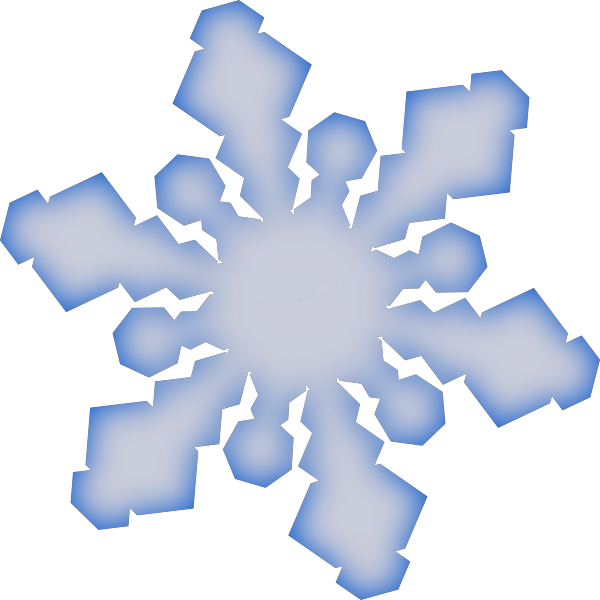 Snowflakes Border Clipart Transparent Background (600x600)